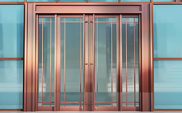 隆德玻璃地弹门